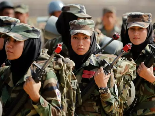 Afghan National Army Female Edited Soldiers