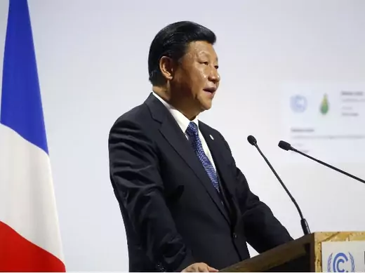 Xi Jinping Paris Climate Talks Agreement