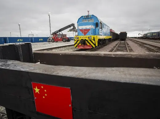 China Kazakhstan Railway One Belt One Road