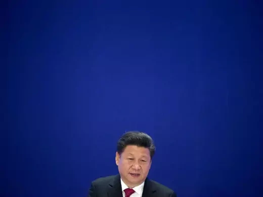 Chinese President Xi Jinping speaks during the opening ceremony of the Asian Infrastructure Investment Bank (AIIB) in Beijing, China, on January 16, 2016.