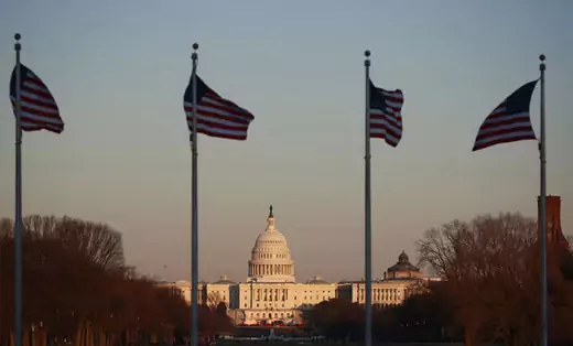 Capitol-w-American-Flags