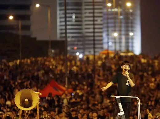 Joshua Wong Umbrella Revolution Protests