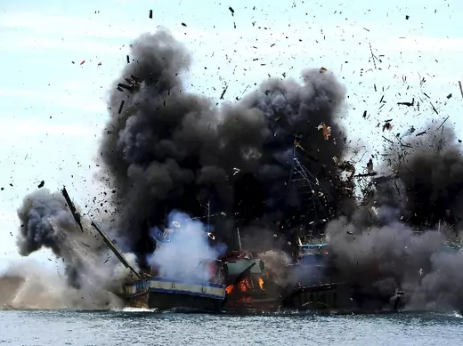 Indonesia-destroys-fishing-boats