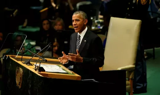 U.S. President Barack Obama addresses the United Nations General Assembly in New York September 20, 2016 (Kevin Lamarque/Reuters).