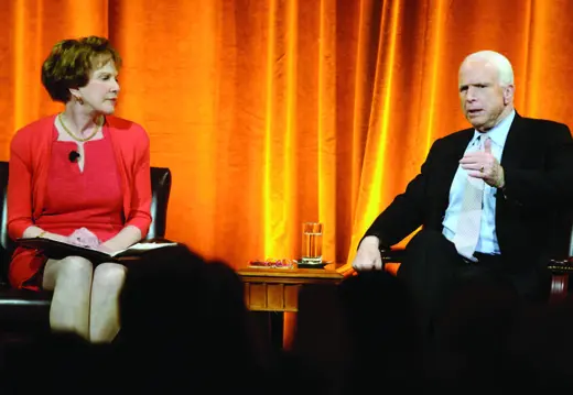Margaret G. Warner and John McCain