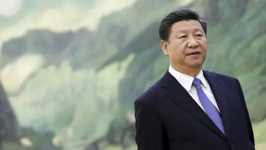 Chinese President Xi Jinping during a meeting with U.S. National Security Advisor Susan Rice (not pictured) in Beijing, August 28, 2015.