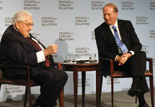 President Haass meets with Henry Kissinger