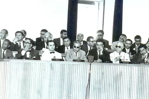 OPEC meeting, 1962. (Courtesy OPEC)