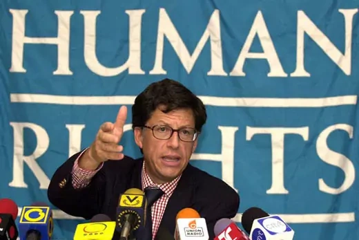 Jose Vivanco, Director of Human Rights Watch's Americas division, discusses the organization's report criticizing Chávez. AP Photo/Leslie Mazoch