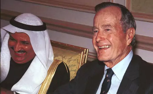 George H.W. Bush in Kuwait 