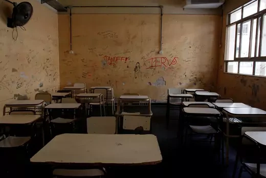 Empty Classroom in Buenos Aires
