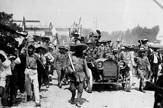 Emiliano Zapata and his followers. Wikimedia
