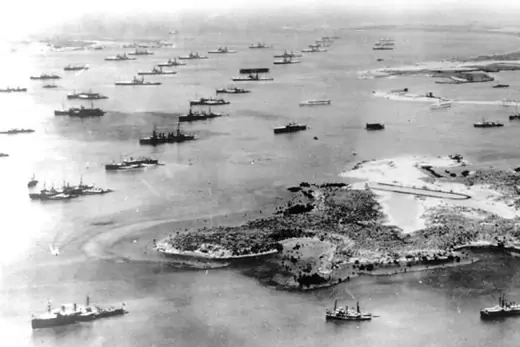 U.S. forces at the Mexican port of Veracruz. Wikimedia