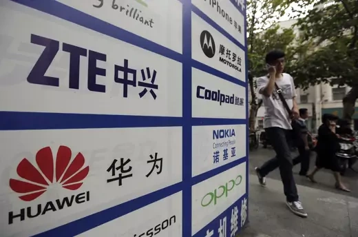 ZTE Huawei Logos