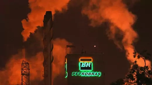 A Petrobras refinery in Cubatao, Brazil.