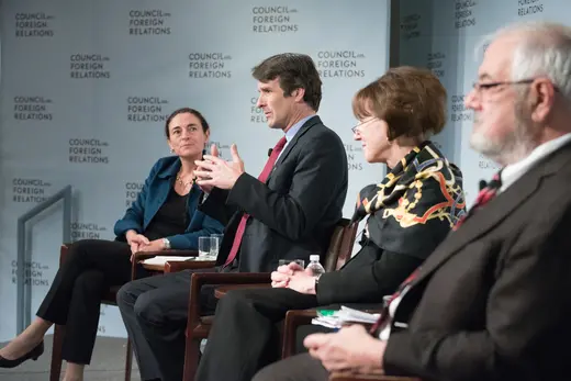 JPMorgan Chase Institute President and CEO Principal Diana Farrell, Bernard L. Schwartz Senior Fellow Edward Alden, WilmerHale Senior International Partner Charlene Barshefsky, and former Representative Barney Frank (D-MA) consider the uncertainty facing U.S. trade policy.