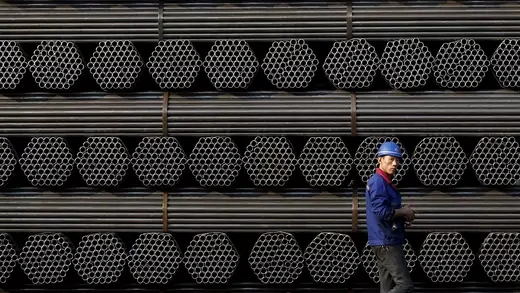 Chinese steel factory
