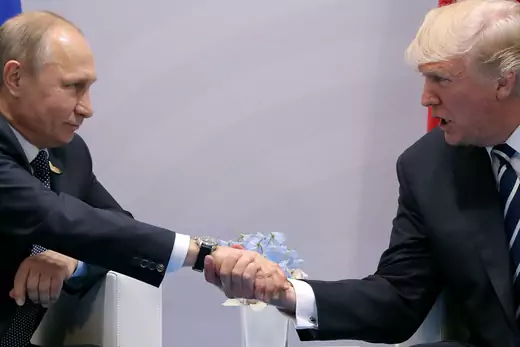 Trump and Putin meeting at G20 in 2017