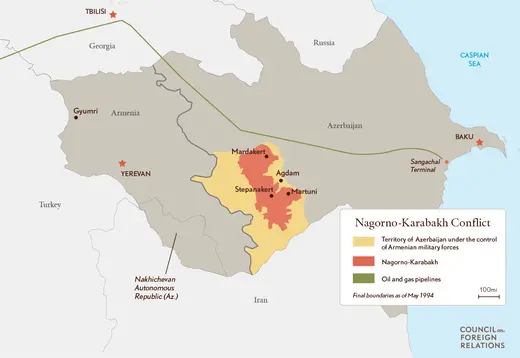Map Nagorno-Karabakh