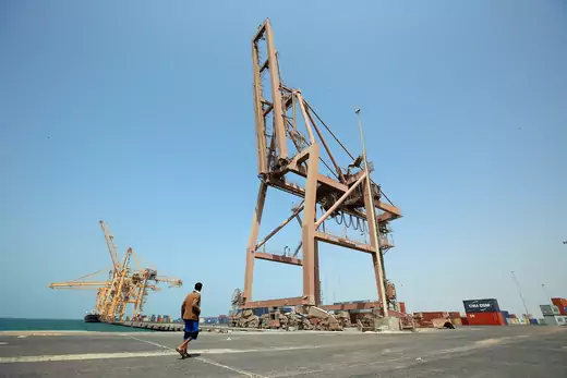 Shipping to the Red Sea port of Hodeidah has been largely cut off.