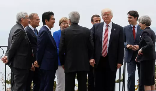 G7 informal group picture