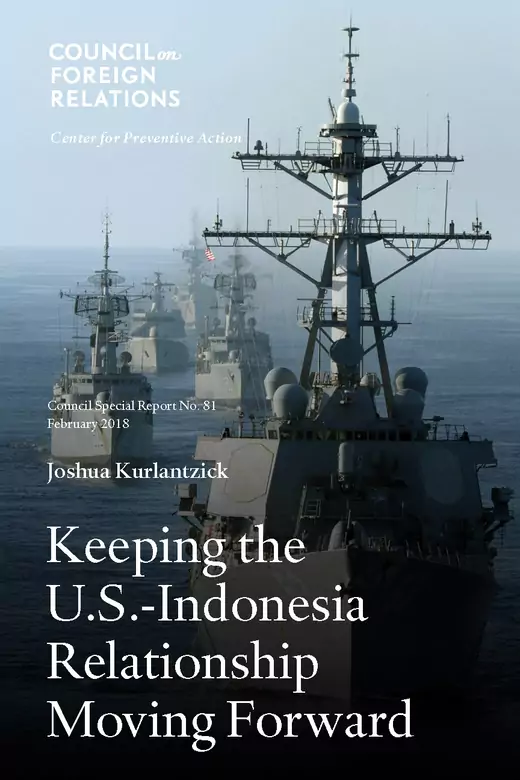Keeping the U.S.-Indonesia Relationship Moving Forward