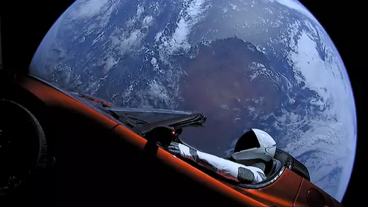 SpaceX launches a Tesla into space