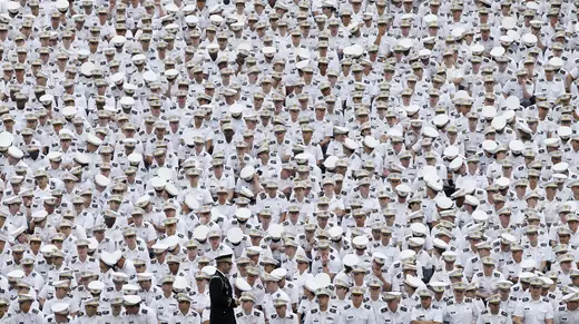 President Barack Obama speaks at a commencement ceremony at the U.S. Military Academy at West Point.