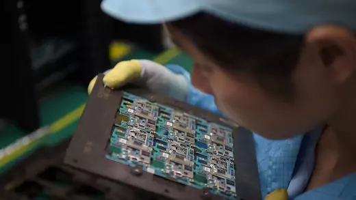 Microchip production in China