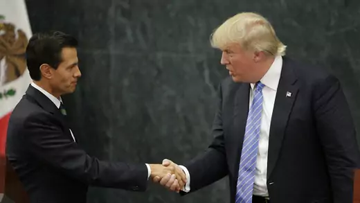 Trump and Pena Nieto 