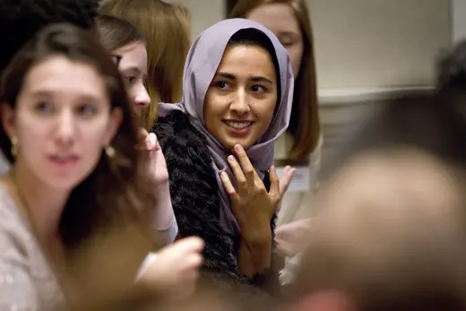 Students attend CFR’s “Back to School” event on globalization.