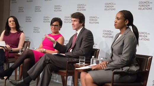 A launch event for The Work Ahead, the Independent Task Force report.