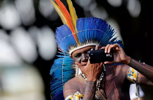 Brazil indigenous cell phone