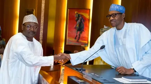 Nigeria-Buhari-INEC-Yakubu-Chairman