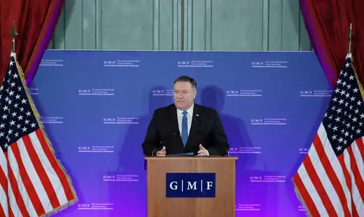 U.S. Secretary of State Mike Pompeo Speaking in Brussels