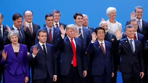 Leaders pose for a family photo during the G20 summit in Buenos Aires, Argentina on November 30, 2018. 
