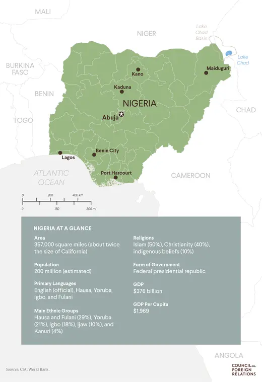 Map of Nigeria
