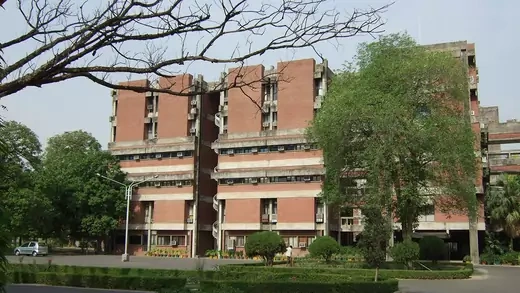 A building on the Indian Institute of Technology Kanpur's campus is seen in 2007.