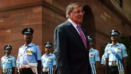 U.S. Defense Secretary Leon Panetta inspects guards in New Delhi. Jim Watson/ReutersU.S. Defense Secretary Leon Panetta inspects guards in New Delhi. 