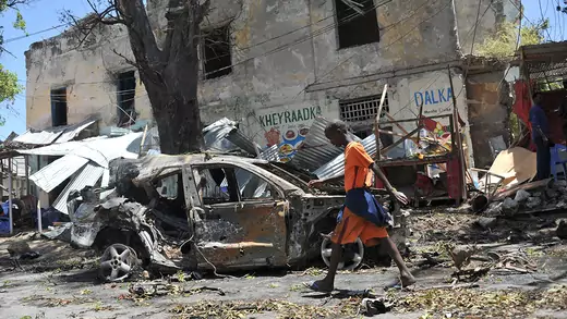 Al-Shabab claimed responsibility for a car bomb attack near the presidential palace in Mogadishu.
