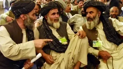 Delegates from Kandahar at the loya jirga in Kabul.