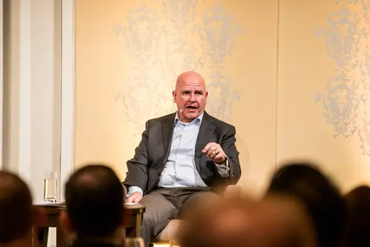 Former National Security Advisor to the White House H. R. McMaster, in Menlo Park, California.