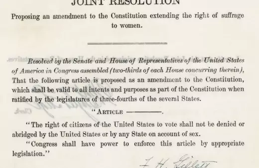 19th Amendment 