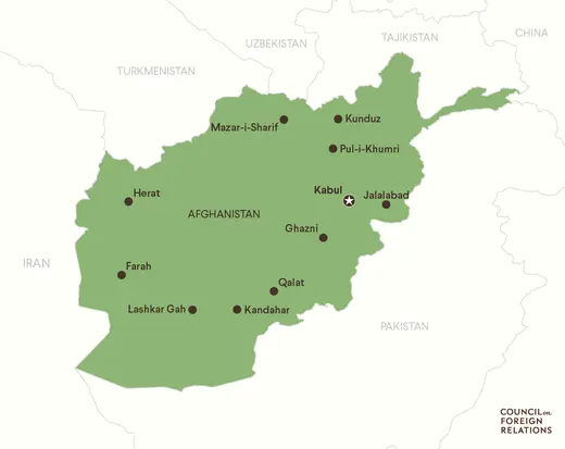 Map of Afghanistan