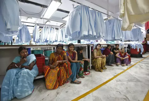 Women at a Textile Mill 
