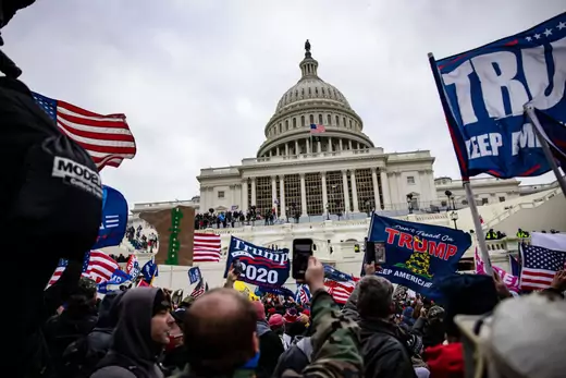 Trump supporters gathered in the nation's capital today to protest the ratification of President-elect Joe Biden's Electoral College victory over President Trump in the 2020 election.