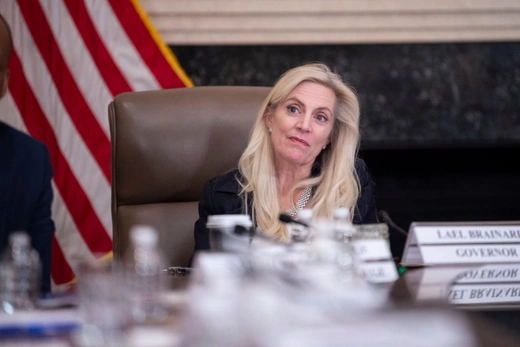 US Federal Reserve Governor Lael Brainard attends a "Fed Listens" event at the Federal Reserve headquarters in Washington, DC