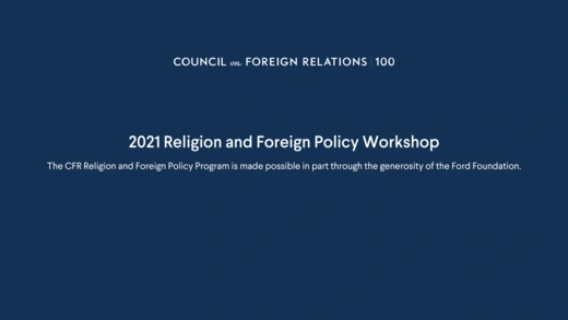 Title for 2021 Religion and Foreign Policy Workshop