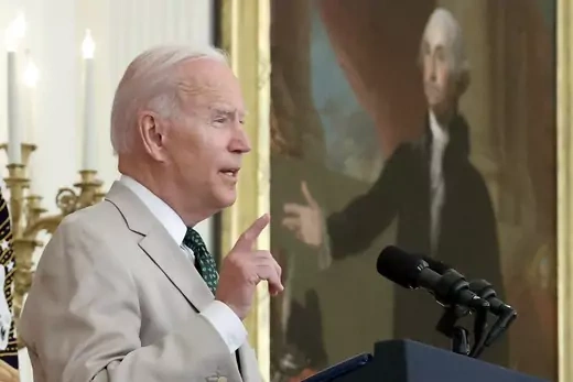 President Joe Biden delivers remarks at the White House, August 6, 2021.