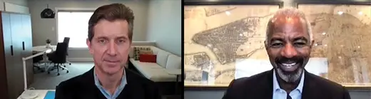 Alex Gorsky speaks virtually with Tony Coles.